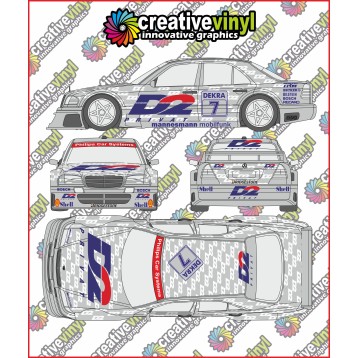 Mercedes Benz 1993/4 DTM Full Rally Graphics Kit