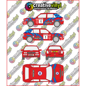 Lancia Delta 89 San Remo Full Graphics Kit