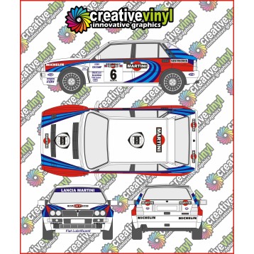 Lancia Delta 1990 Safari Full Graphics Kit