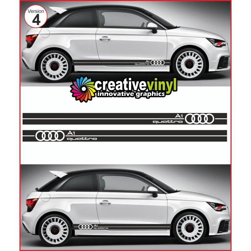 Audi A1 Side Stripe Style 4