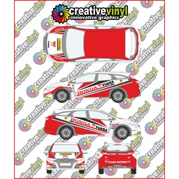 Honda 2014 Touring  Full Graphics Kit