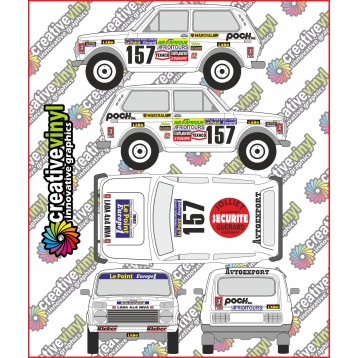 Lada Niva 1983 Paris-Dakar full graphics kit