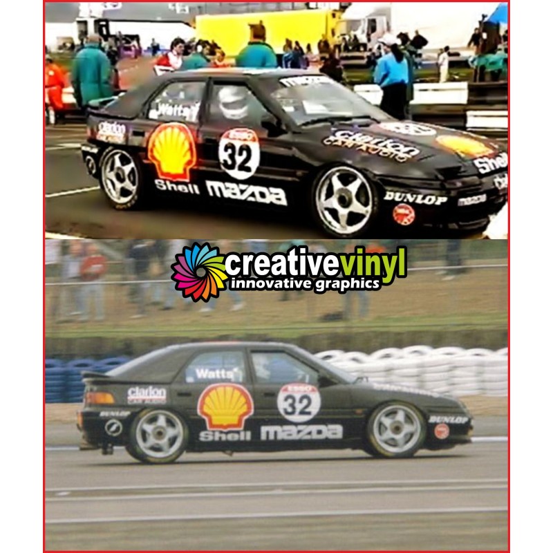Mazda 323F 1992 BTCC Full Graphics Kit