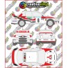 Mitsubishi Evo 1 Monte Carlo 1993 Rally Full Graphics Kit