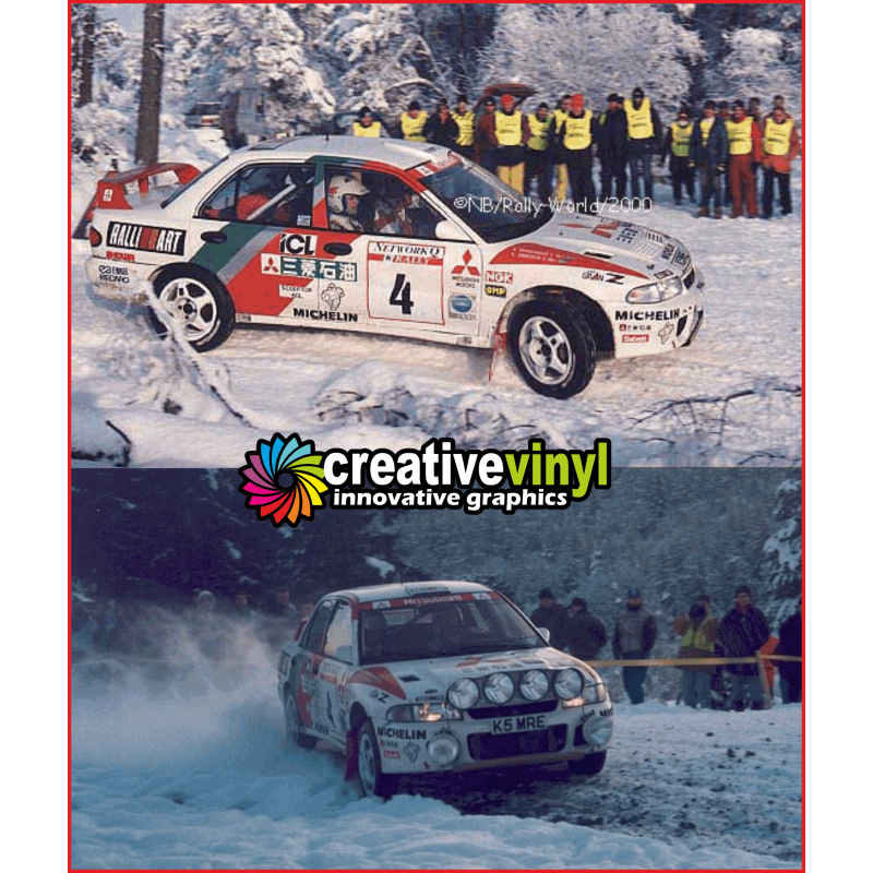 Mitsubishi Evolution 3 1996 RAC Rally Full Graphics Kit