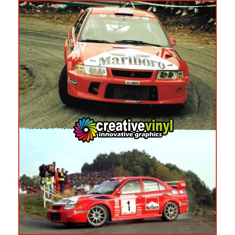 Mitsubishi Evolution 6 2000 Rally Full Graphics Kit