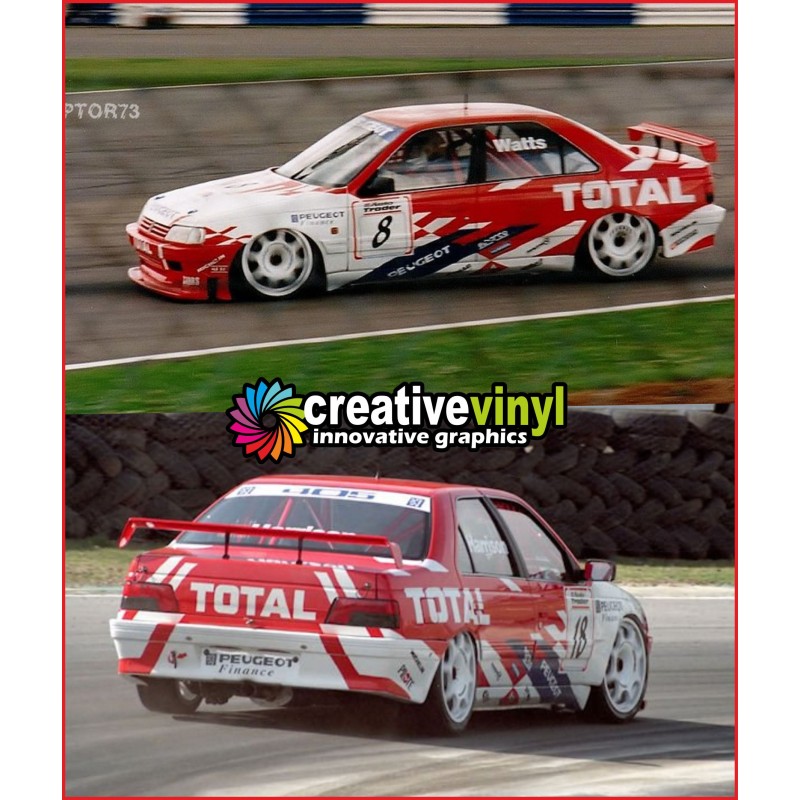 Peugeot 405 1995 BTCC Full Rally Graphics Kit