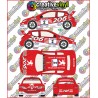 Peugeot 206 2003 Antibes Full Rally Graphics Kit