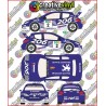 Peugeot 206 2003 Kronos Full Rally Graphics Kit