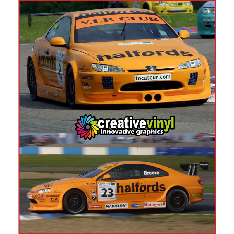 Peugeot 406 2002 BTCC Full Rally Graphics Kit