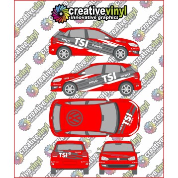 Volkswagen Polo TSI Full Rally Graphics Kit