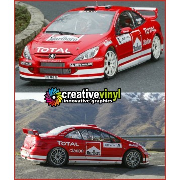 Peugeot 307cc 2005 WRC Full Graphics Kit