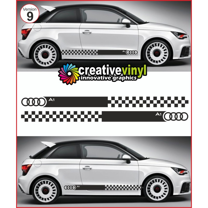 Audi A1 Side Stripe Style 9