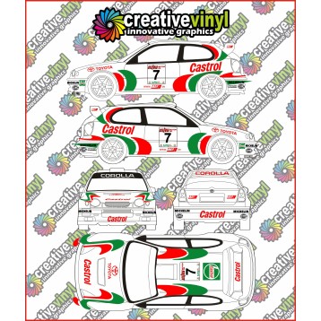 Toyota Corolla 1997 Australian WRC Full Graphics Kit