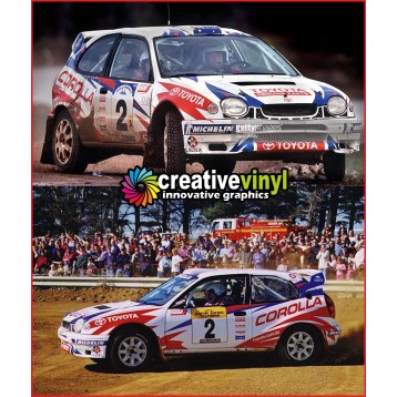 Toyota Corolla 1999 Australian WRC Full Graphics Kit