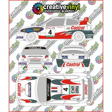 Toyota Corolla 1999 Portugal WRC Full Graphics Kit