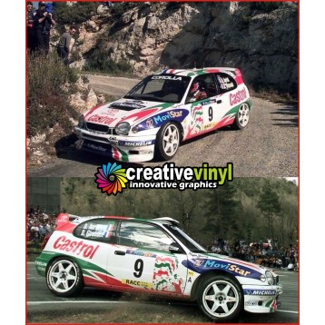 Toyota Corolla 1998 Catalunya WRC Full Graphics Kit