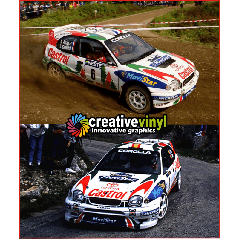 Toyota Corolla 1998 Finland WRC Full Graphics Kit