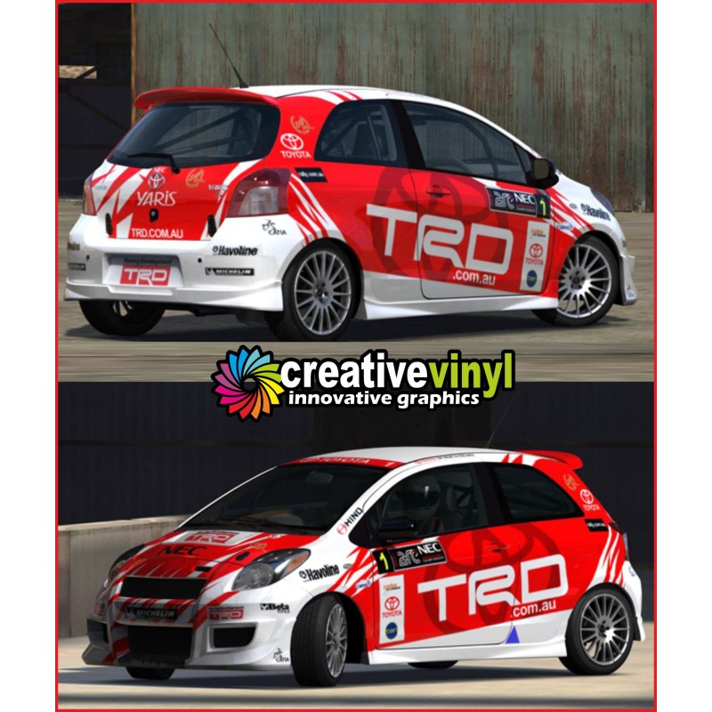 Toyota Yaris 2011 WRC Full Rally Graphics Kit