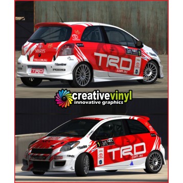 Toyota Yaris 2011 WRC Full Rally Graphics Kit