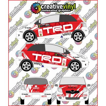 Toyota Yaris 2011 WRC Full Rally Graphics Kit