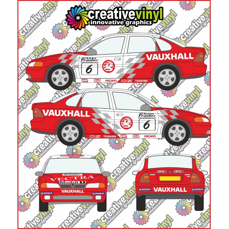 Vauxhall Vectra 2000 BTCC Full Graphics Kit
