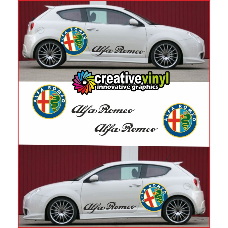 Alfa Romeo Mito Side stripe Style 1