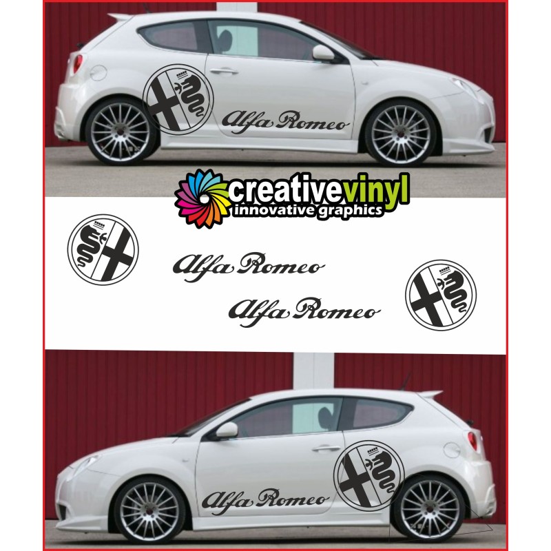 Alfa Romeo Mito Side stripe Style 2