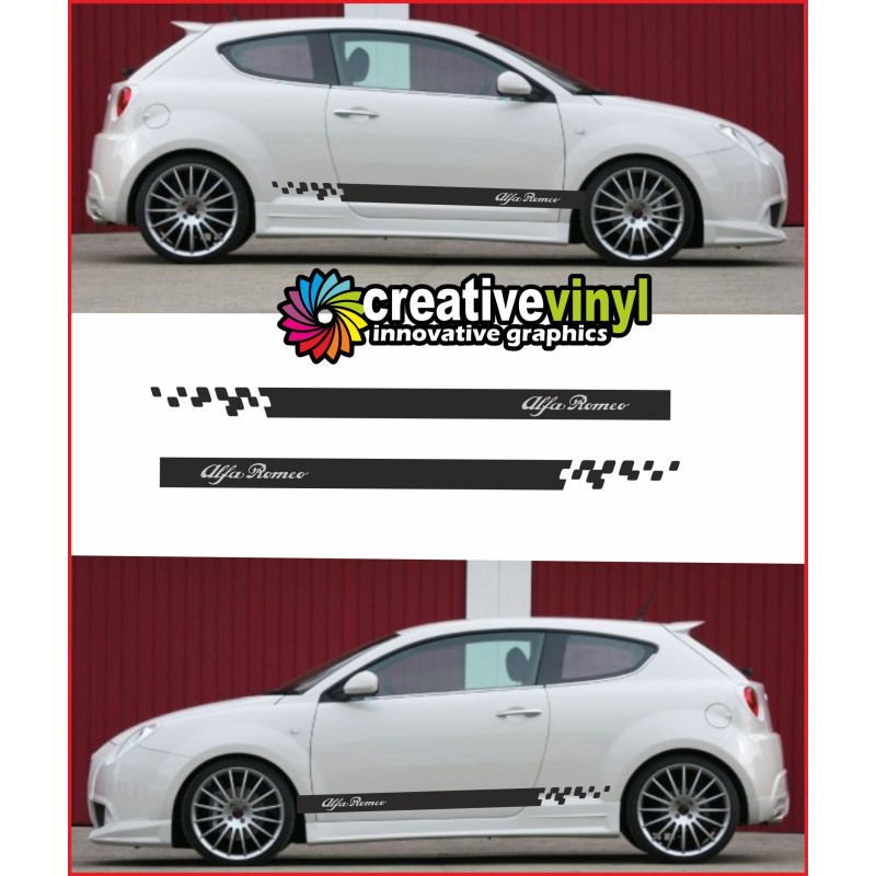 Alfa Romeo Mito Side stripe Style 7