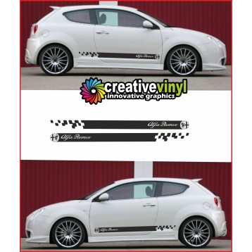 Alfa Romeo Mito Side stripe Style 8