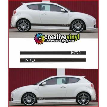 Alfa Romeo Mito Side stripe Style 10