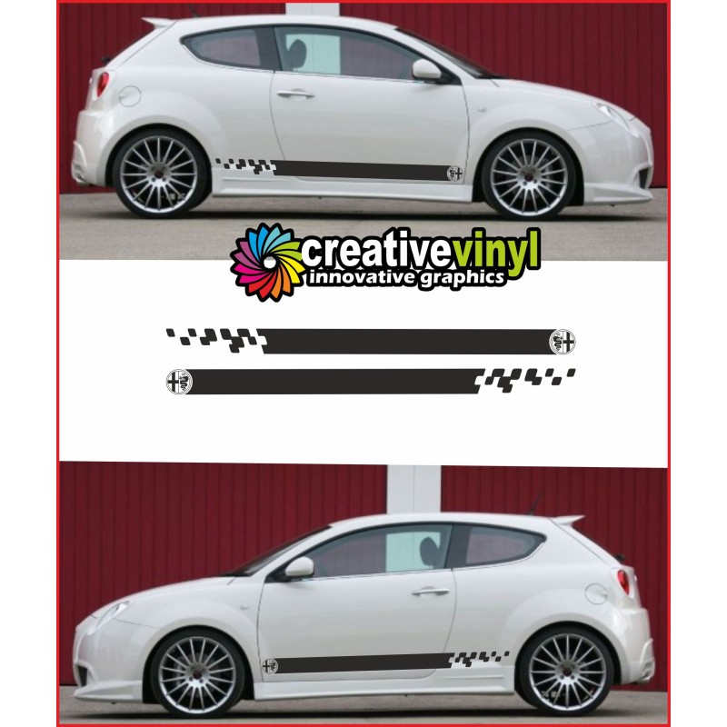Alfa Romeo Mito Side stripe Style 17