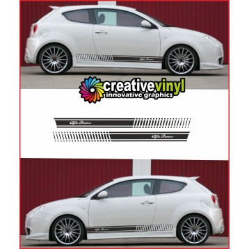 Alfa Romeo Mito Side stripe Style 18