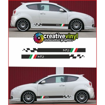 Alfa Romeo Mito Side stripe Style 22