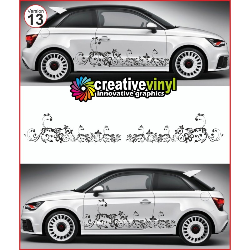 Audi A1 Side Stripe Style 13