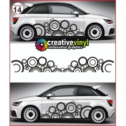 Audi A1 Side Stripe Style 14