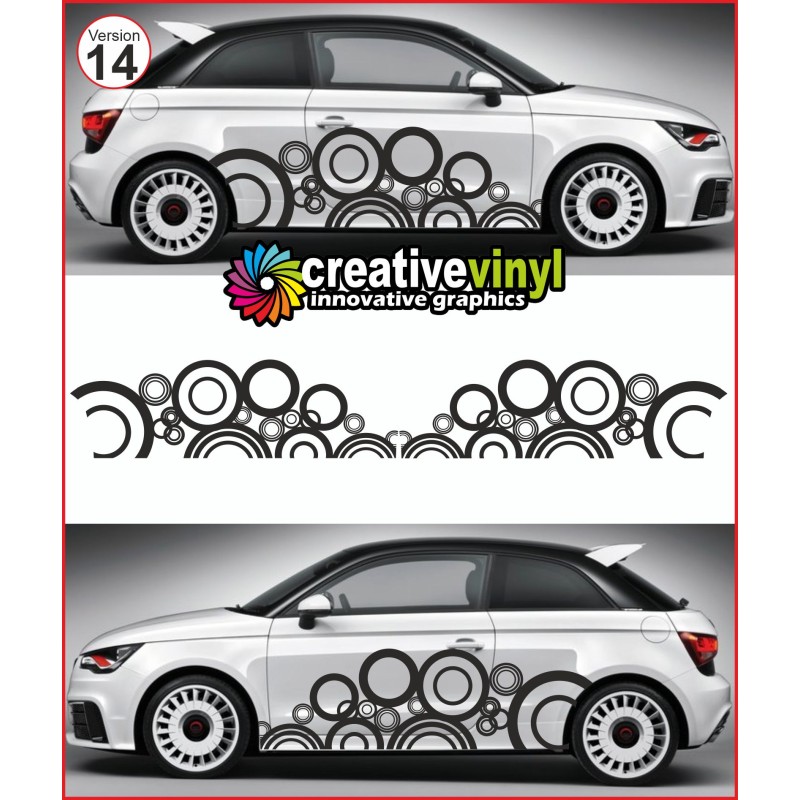 Audi A1 Side Stripe Style 14