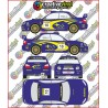 Subaru Impreza 2002 Rally France Graphics Kit