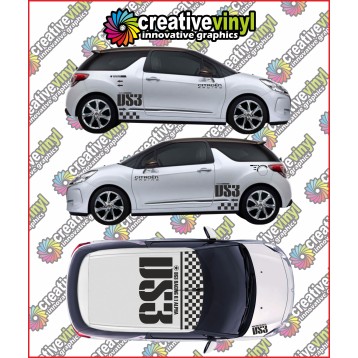 Citroen DS3 Full Sport Graphics Kit