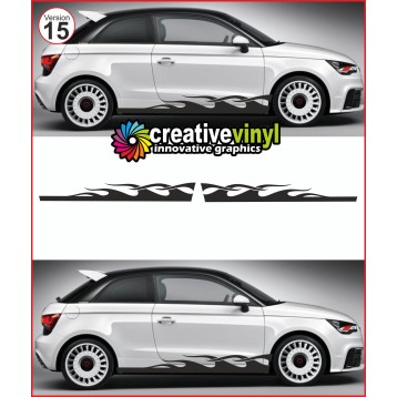 Audi A1 Side Stripe Style 15