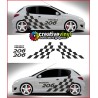 Peugeot 206 Side Stripes Style 34