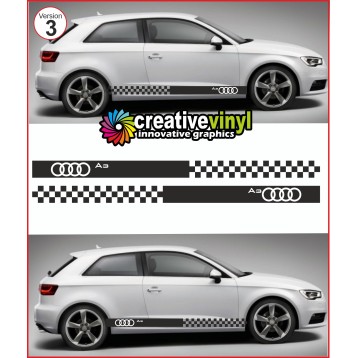 Audi A3 Side Stripe Style 3