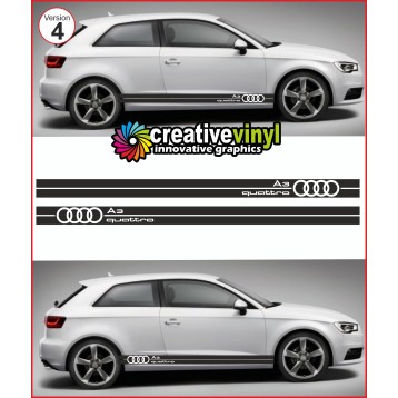 Audi A3 Side Stripe Style 4