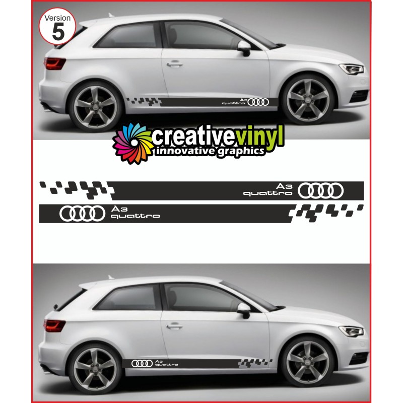 Audi A3 Side Stripe Style 5