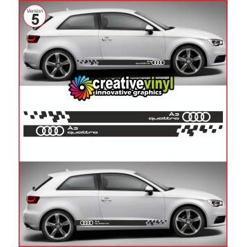 Audi A3 Side Stripe Style 5