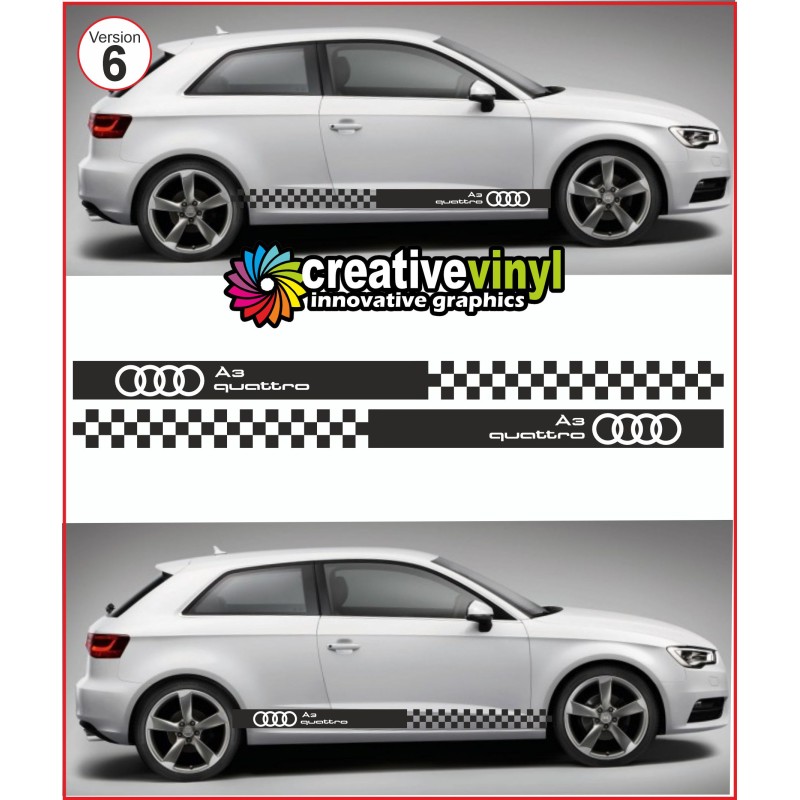 Audi A3 Side Stripe Style 6