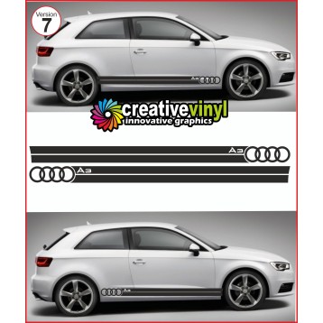 Audi A3 Side Stripe Style 7