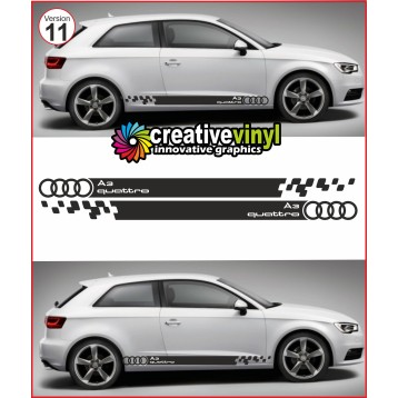 Audi A3 Side Stripe Style 11