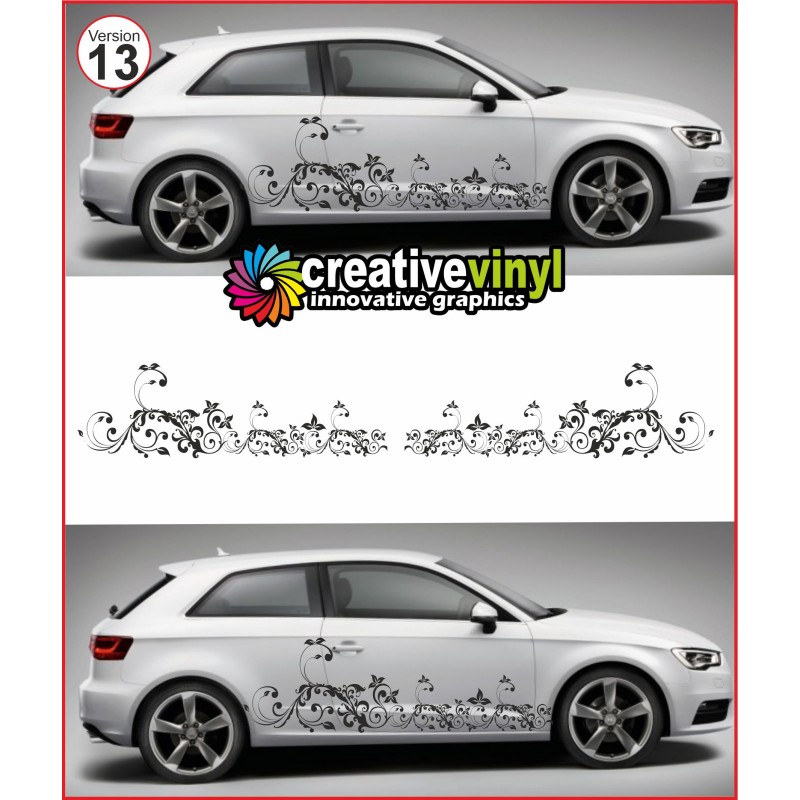 Audi A3 Side Stripe Style 13