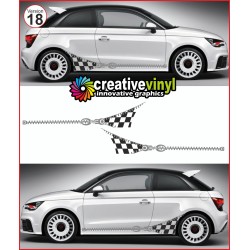 Audi A1 Side Stripe Style 18